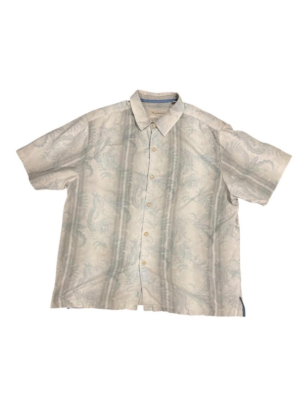 Men's Tommy Bahama Original Fit 100% Silk Hawaiian Shirt Size XL